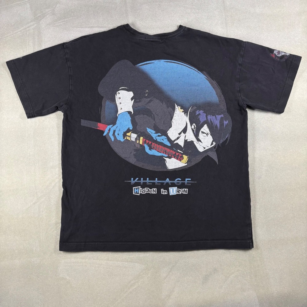 Village Hidden in Iron Atlus Persona 5 Yusuke Kitagawa T-Shirt Black Mens L